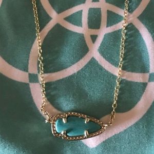 Kendra Scott Arrow Turquoise Necklace